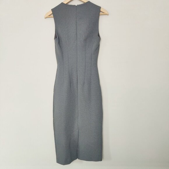 Mango Suit Sleeveless Tube Bodycon Ribbed Midi Dress Size Extra-Small - Picture 9 of 13